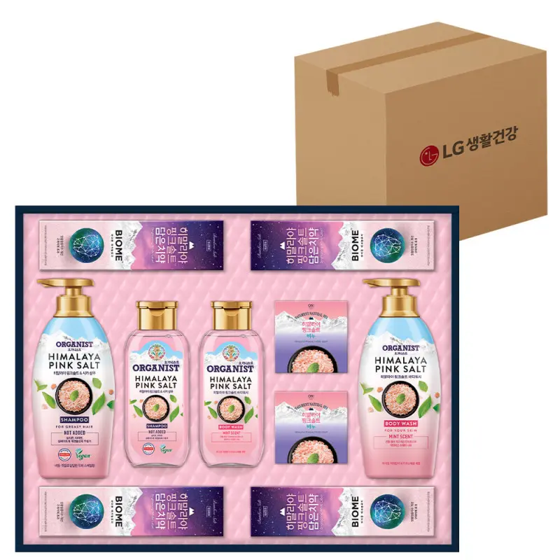 LG생활건강 히말라야핑크솔트 프라임 선물세트  5개 (1박스)(쇼핑백동봉)