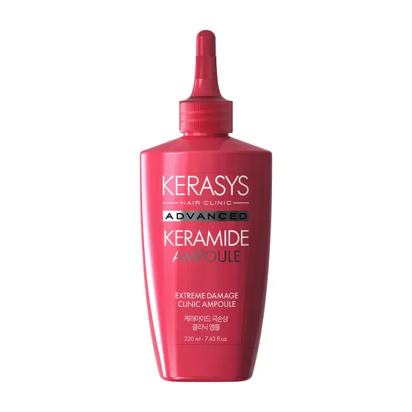 케라시스 케라마이드 극손상 클리닉 헤어 앰플 220ML 1개