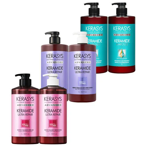 케라시스 케라마이드 극손상 클리닉 헤어 앰플 220ML 1개