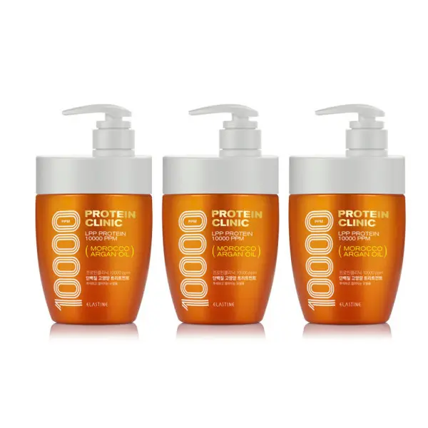 (손상케어)엘라스틴 프로틴클리닉 고영양 트리트먼트700ml 3개