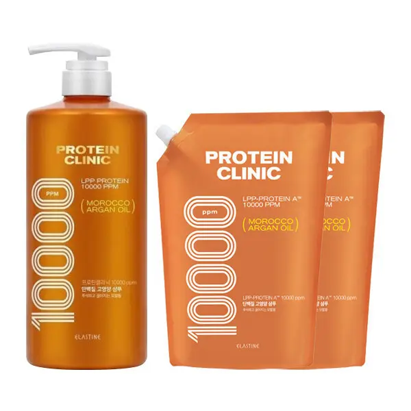 (손상케어)엘라스틴 프로틴클리닉 고영양 트리트먼트700ml 3개