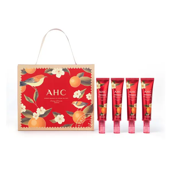 AHC 프리미어 앰플 아이크림 포 페이스 오렌지블라썸 에디션 40ml 4개 세트