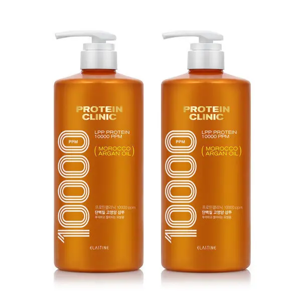 엘라스틴 프로틴클리닉 고영양 샴푸 용기 1000ml 1개 + 리필 900ml 2개
