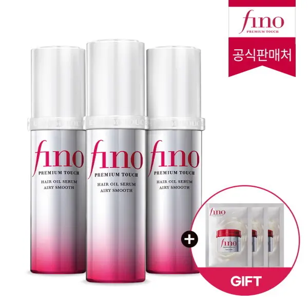 피노 프리미엄 터치 헤어 오일 세럼 에어리 스무스 70ml 3개 + 마스크 체험분 3