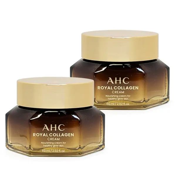 AHC 로얄 콜라겐 크림 60ml 2개 /로얄젤리/시어버터/미백 주름개선 이중기능성