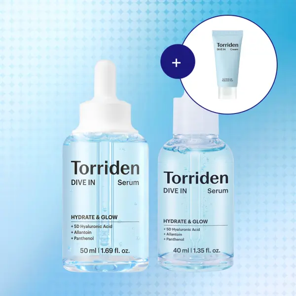 NEW 토리든 다이브인 저분자 히알루론산 세럼 50ml+40ml (+다이브인 크림 20ML 미니어쳐 증정)