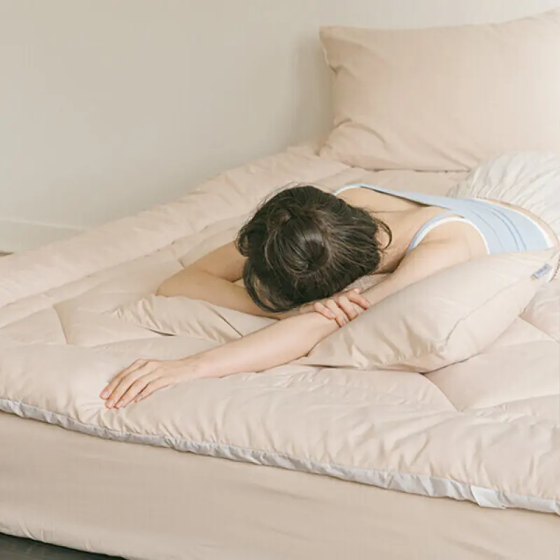 아망떼 두툼한 토퍼 부드러운 알러지케어 순면 밴딩 밴드형 두툼한 패드토퍼 모음