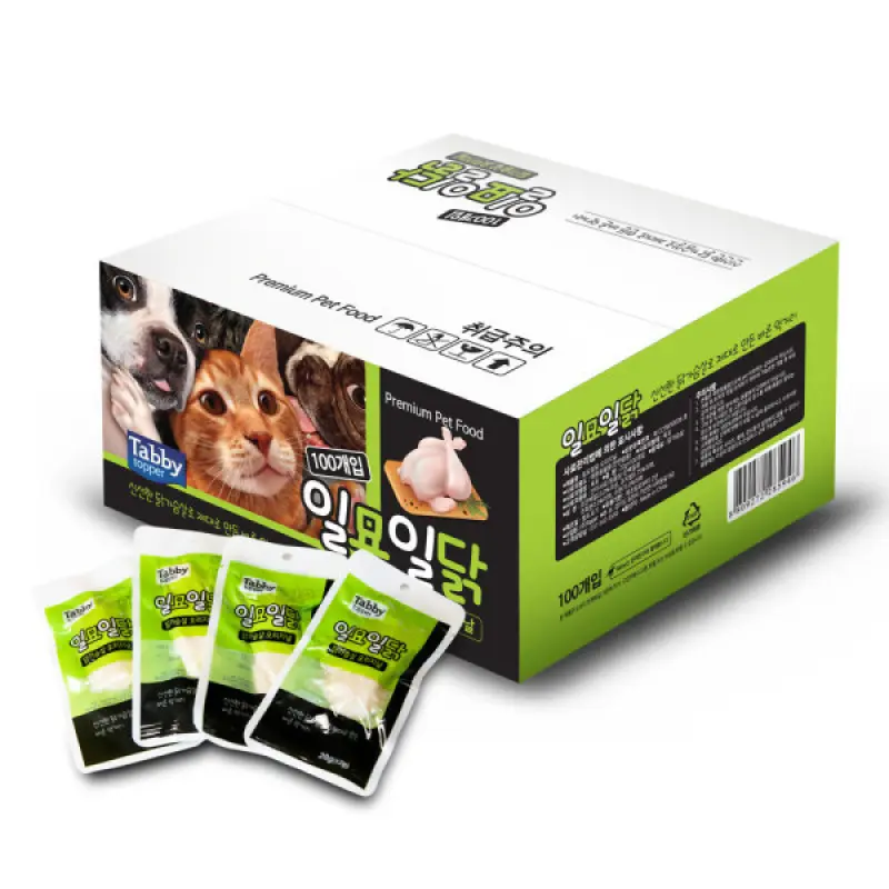 일묘일닭 20g(2g) x 100개 대용량 닭가슴살