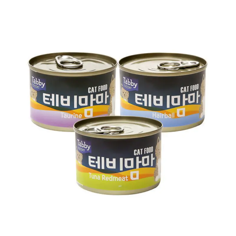 테비맘마 3종 콤보 160g x 24개 대용량캔