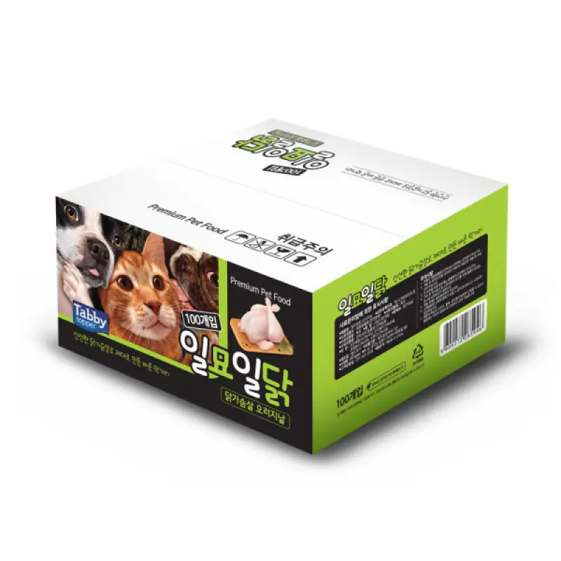 테비 일묘일닭 22g x100개 고양이간식 강아지간식 (20g으로 변경)
