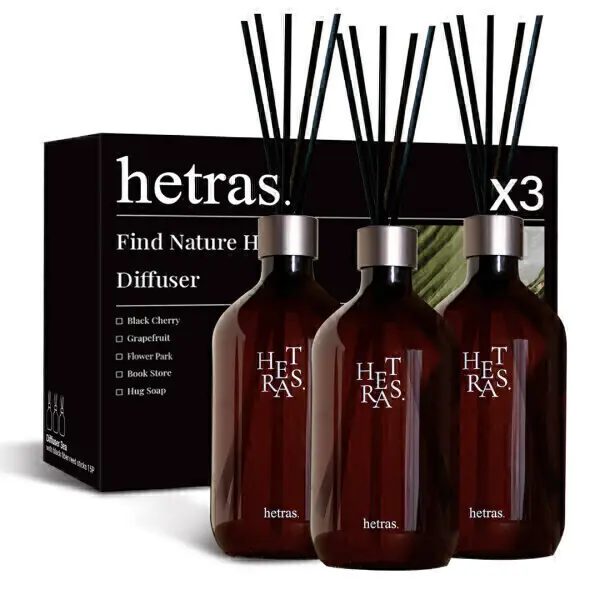 hetras. 대용량 디퓨저 500ml 3개입 실내 방향제