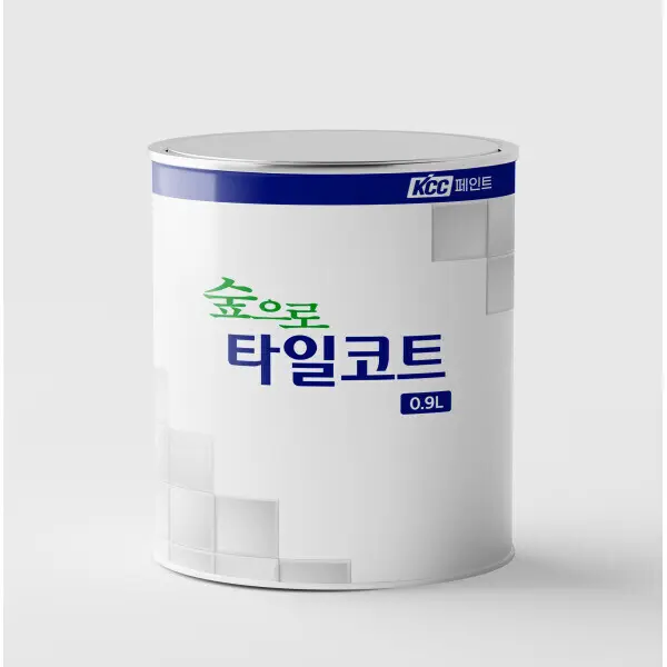 KCC 페인트 타일 외벽 화장실 욕실 베란다 숲으로 타일코트 0.9리터