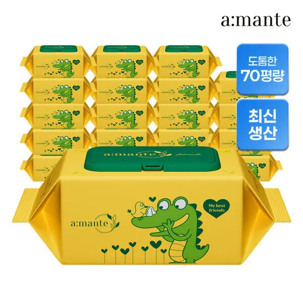 5팩+5팩 70평량 두꺼운 물티슈 고평량 먼지 청소 10팩 / NEW 런칭