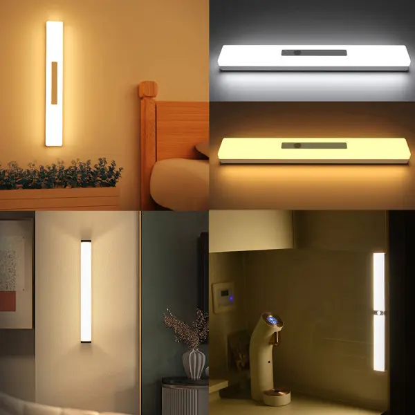 충전식 슈퍼파워 LED 대용량베터리 210mm 자동센서등 100mm~600mm 센서등