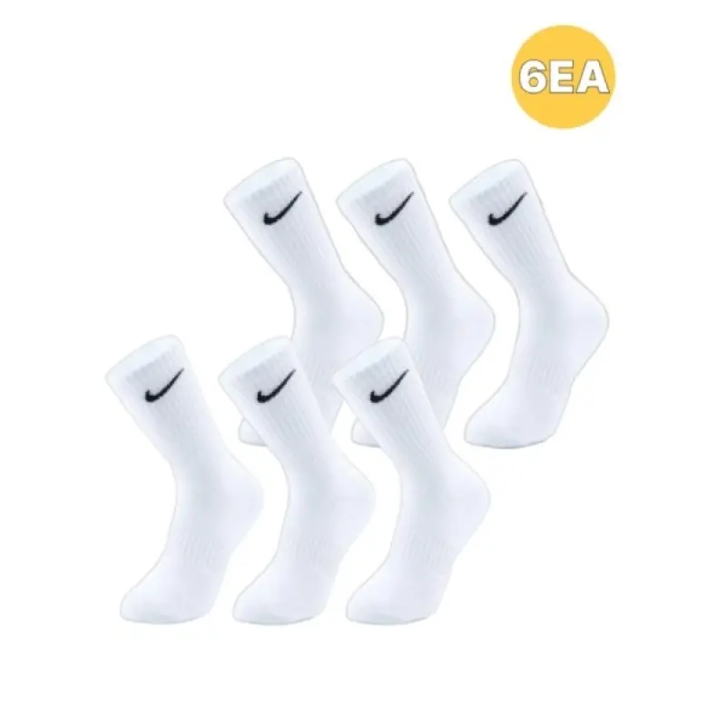 6EA 나이키 양말 에브리데이 쿠션 트레이닝 크루 삭스 SX7664-100
