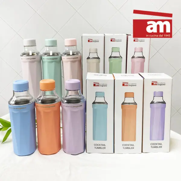 이태리 am 보온 보냉 파스텔 텀블러 보온병 440ml 통스텐 트라이탄 안전소재