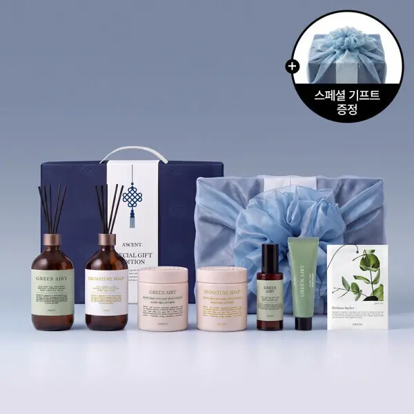 디퓨저500ml+탈취제250g+핸드크림+드레스퍼퓸+사은품 추석기프트세트