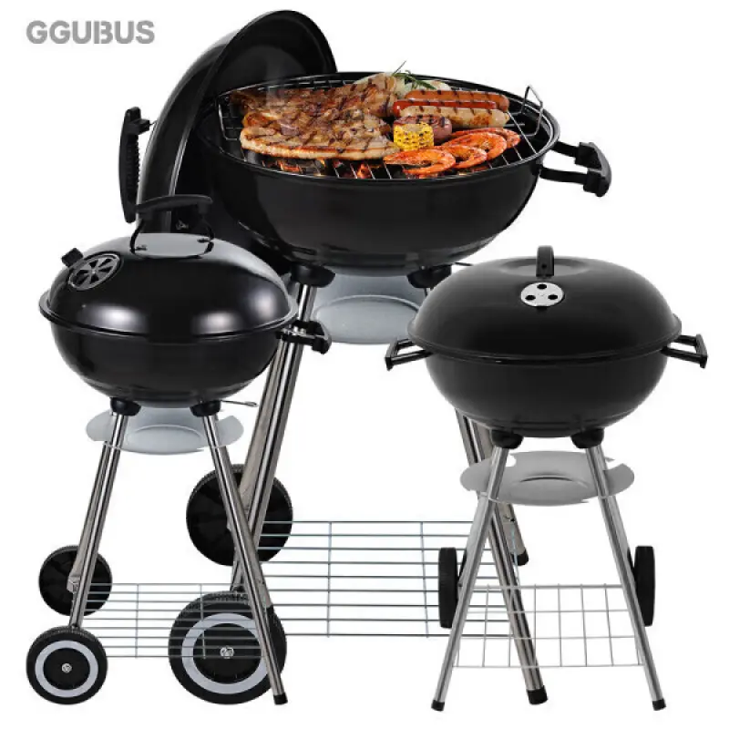 인기 바베큐그릴 모음전 BBQ 원형 접이식 스텐 그릴 숯불 직화 훈제 화로 캠핑 펜션 야외