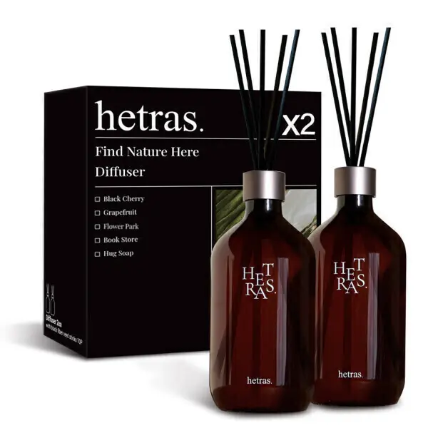 hetras. 대용량 디퓨저 500ml 3개입 실내 방향제