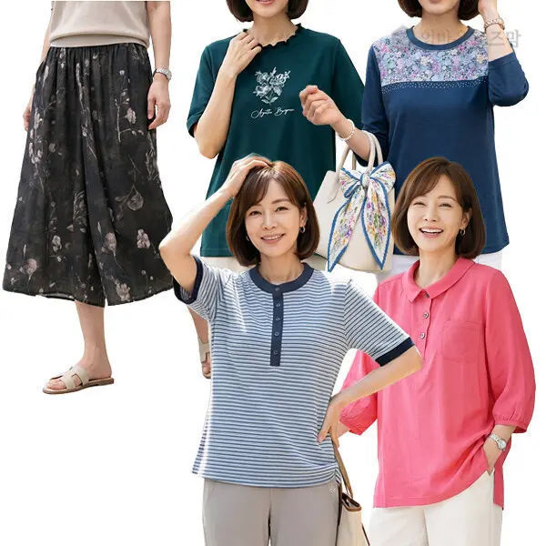 로즈맘 역대급특가 여름 인기상품 빅사이즈의류 티셔츠/블라우스/바지/인견/민소매/잠옷/엄마옷/마담