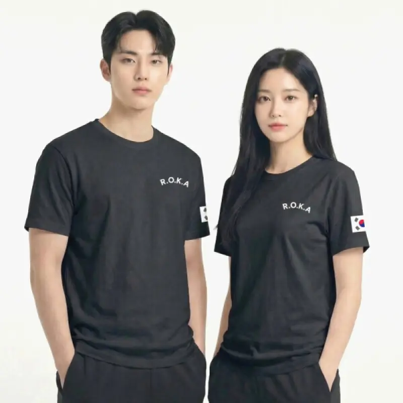 (1+1) ROKA 로카 쿨링 반팔티 KOREA 기능성 메쉬 남녀공용 단체 유니폼 티셔츠