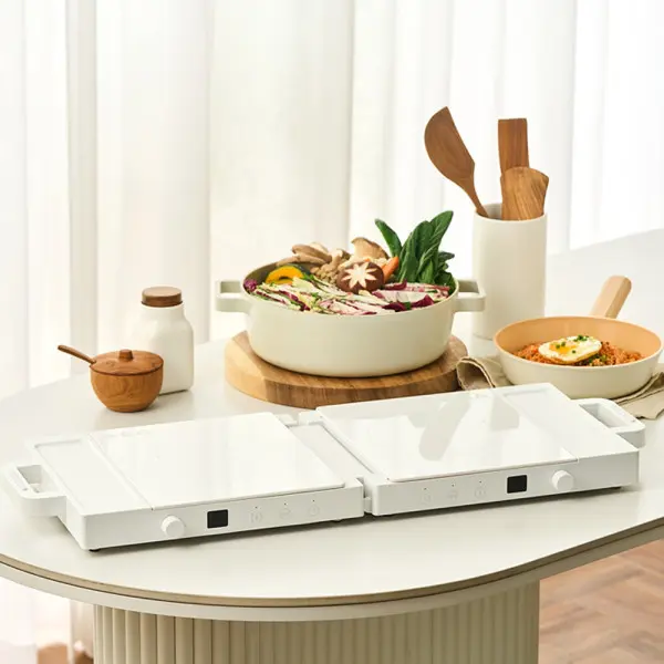 접이식 IH 스마트 2구 인덕션 3500W