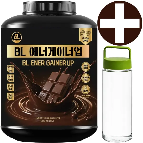 비엘에너프로틴 1+1 단백질보충제 웨이 프로틴 단백질 벌크업 초코맛 2kg + 2kg 가성비 단백질보충제