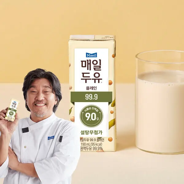 [매일두유]매일두유 99.9 190ml 48팩 (쿠폰가 27,680원/무료)