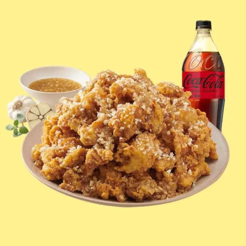 (노랑통닭) (순살/뼈)알싸한 마늘 치킨+콜라제로1.25L