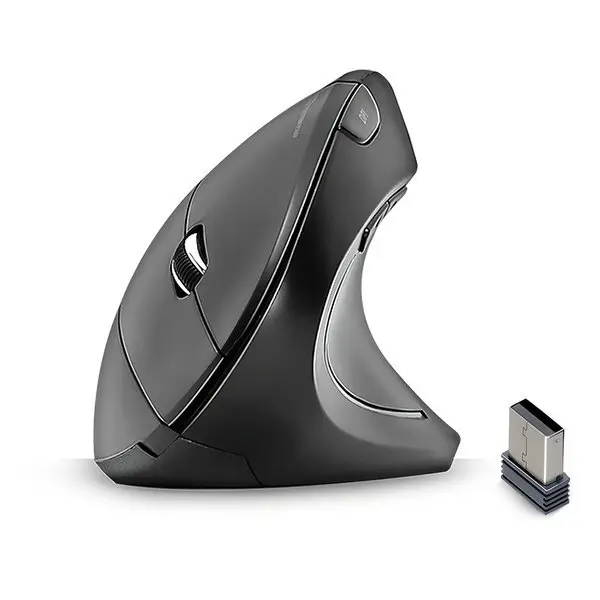 Jaid 손목 터널 증후군예방 무소음 버티컬 무선 마우스 컴퓨터PC노트북 본사 1년 무상 AS