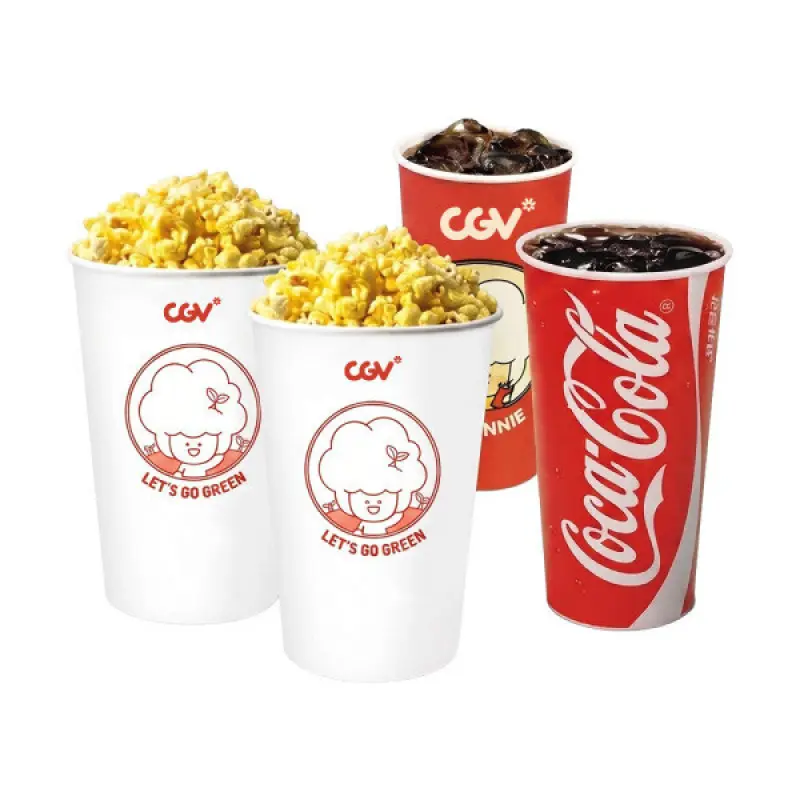 (CGV) 더블콤보 (팝콘M 2개 + 탄산M 2개)