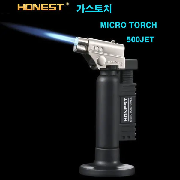 HONEST 충전식가스토치 원터치 마이크로토치 500JET