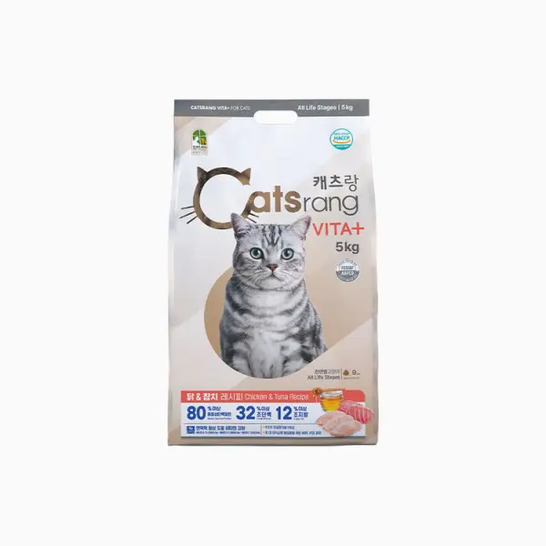 [캐츠랑]캣츠랑 전연령 20kg (5kgX4개) 리브레 비타플러스 고양이사료 (쿠폰가 51,420원/무료)