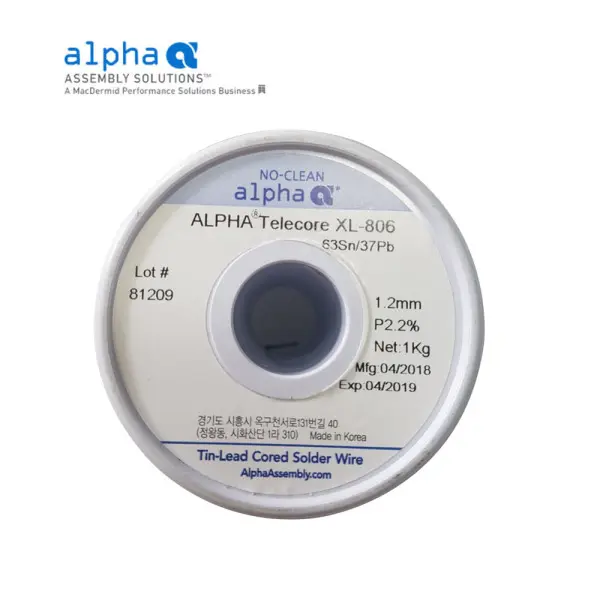 ALPHA XL-806 1.2MM 알파메탈 일반실납 63SN 37Pb