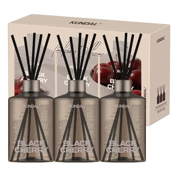 [쿤달]쿤달 시그니처 퍼퓸 디퓨저 500ml 3구 블랙체리 (쿠폰가 29,340원/무료)