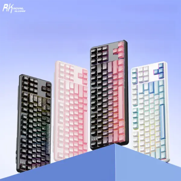 RK T87 알루미늄 무선 게이밍 기계식 키보드 듀얼8k 10000mAh 핫스왑 RGB (73,920원/무료)