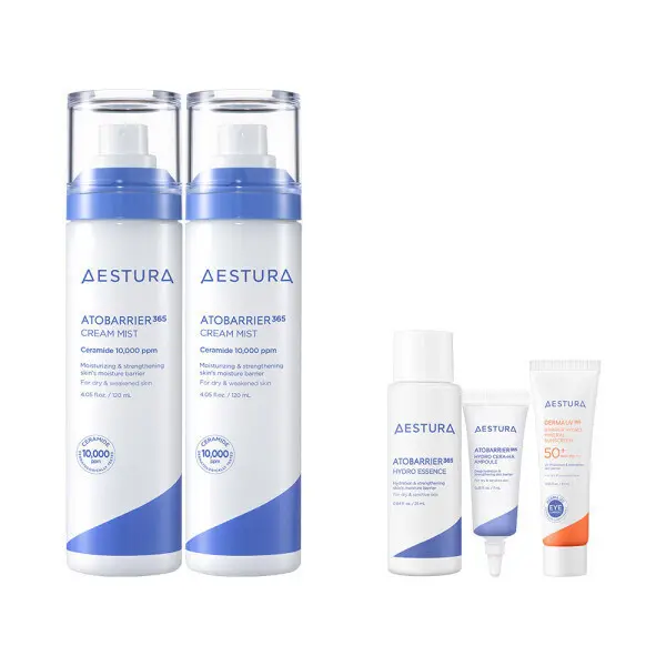 [에스트라]아토베리어365 크림미스트 120ml 듀오 +증정 (쿠폰가 29,900원/무료)