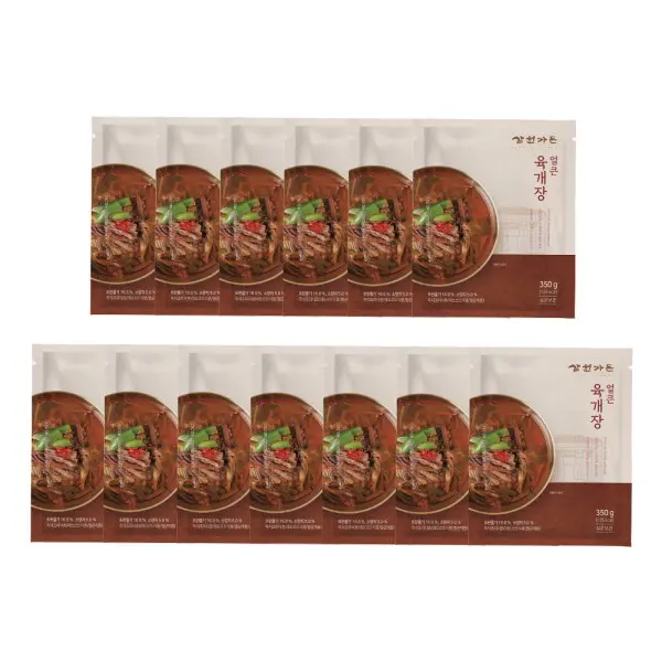 삼원가든 얼큰 육개장 350g x13팩 ...