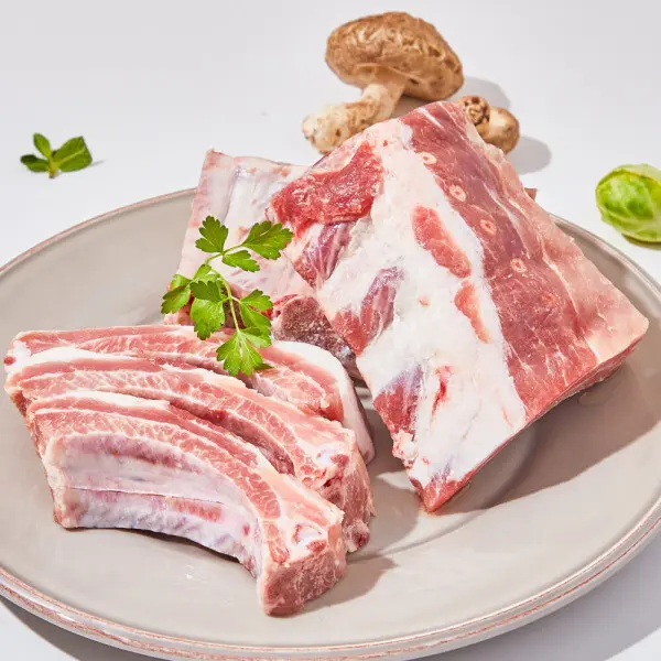 (신선집중) 최상급 등갈비 로인립 / 바베큐용 쪽갈비용 / 1kg+1kg / 총 2kg / 무료배송