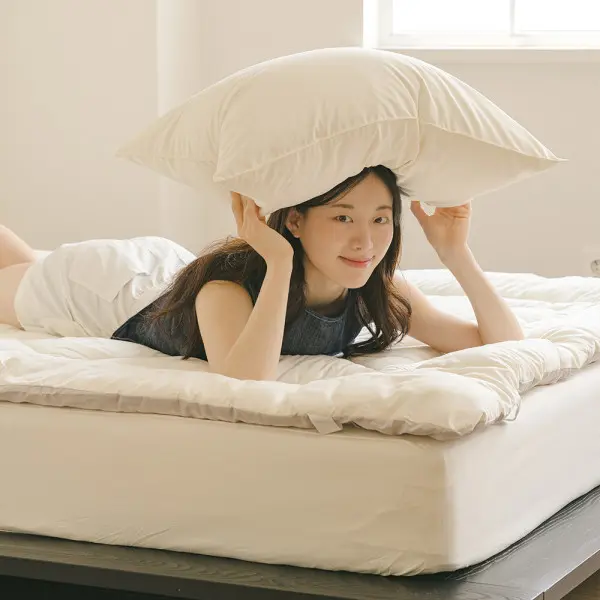 아망떼 두툼한 토퍼 부드러운 알러지케어 순면 밴딩 밴드형 두툼한 패드토퍼 모음