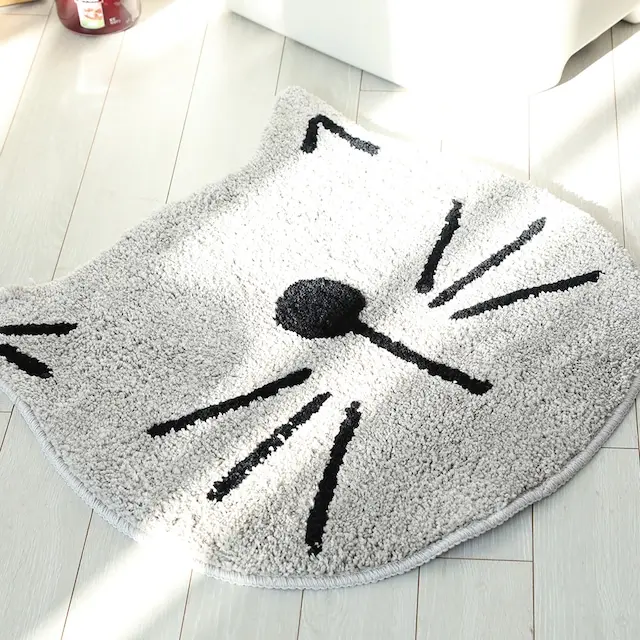 큐티캣 극세사 발매트 60X60