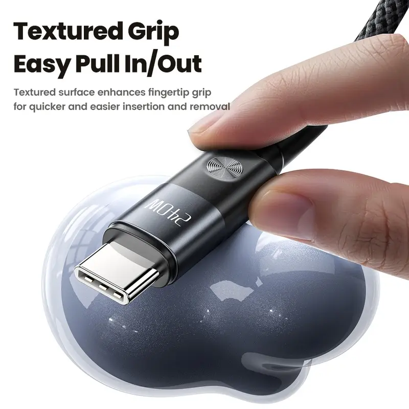 투키 240W USB C to Type C 케이블 PPS PD240W 초고속 충전 USB C 케이블 (샤오미, 맥북, 삼성 노트북용)