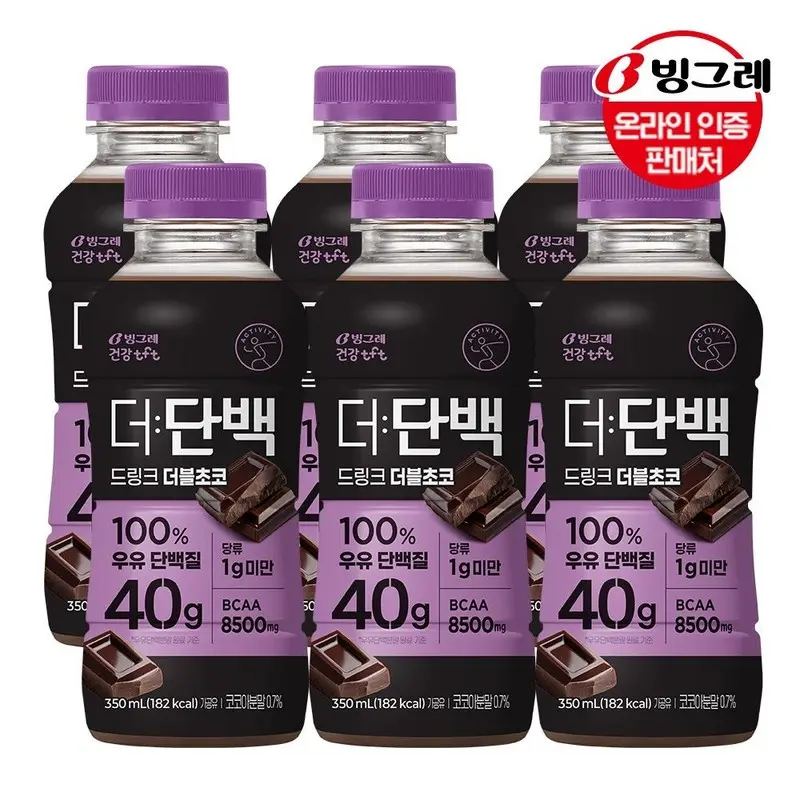 [빙그레]빙그레 더단백 드링크 더블초코 350ml 20개 /고함량/프로틴/단백질음료