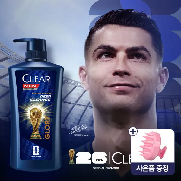 클리어 샴푸 650ml 2개 + 샴푸브러Siuu