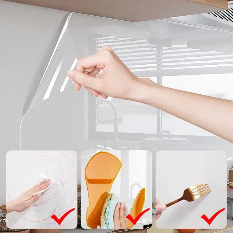 방수, 얼룩 방지, 탈부착 가능, 접착제 없이 정전기 방지 투명 벽 스티커, 거실 및 침실에 적합합니다. - AliExpress 15