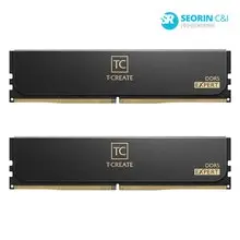 [서린공식] 팀그룹 T-CREATE DDR5-6000 CL40 EXPERT 블랙 패키지 서린 (128GB(64Gx2))