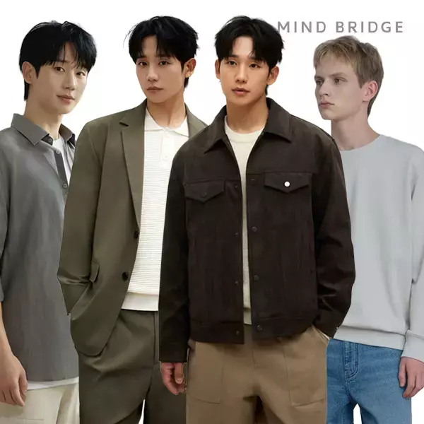 [마인드브릿지]본사 남성 9월 원데이 브랜드딜 셔츠/맨투맨/긴팔티/슬랙스/데님 외 BEST 100종  UP TO 82%OFF