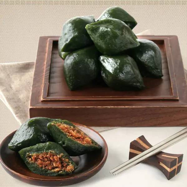 흰송편1kg+쑥송편1kg/국내산쌀100% 송편