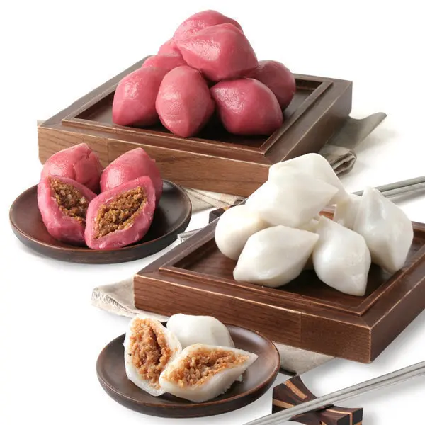 흰송편1kg+쑥송편1kg/국내산쌀100% 송편