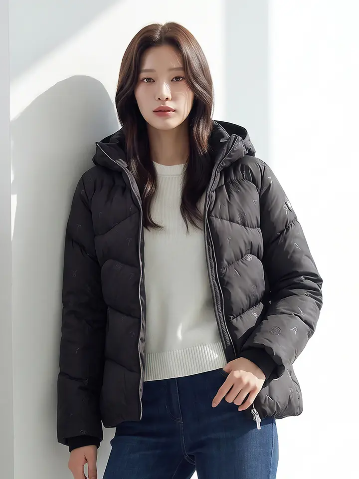 [PAT 여성] 엠보프린트 퀄팅 덕다운 점퍼_QJ82033